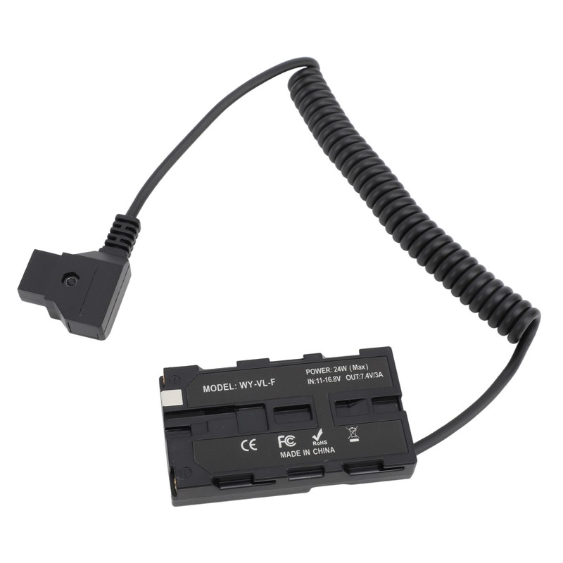 D Tap to NP F550 Dummy Battery 37‑100cm Cable High