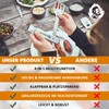 BURNHARD 4-in-1 Barbecue Utensils Multitool Including Barbecue Turner, Grill Fork,