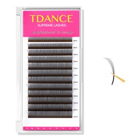 Lash Spikes Matte Black 5D Spikes Lash Extensions Natural Look 5D Flower Eyelash Extensions for Professional Use Spikes Lashes (5D-Flower,C-0.07,14mm)