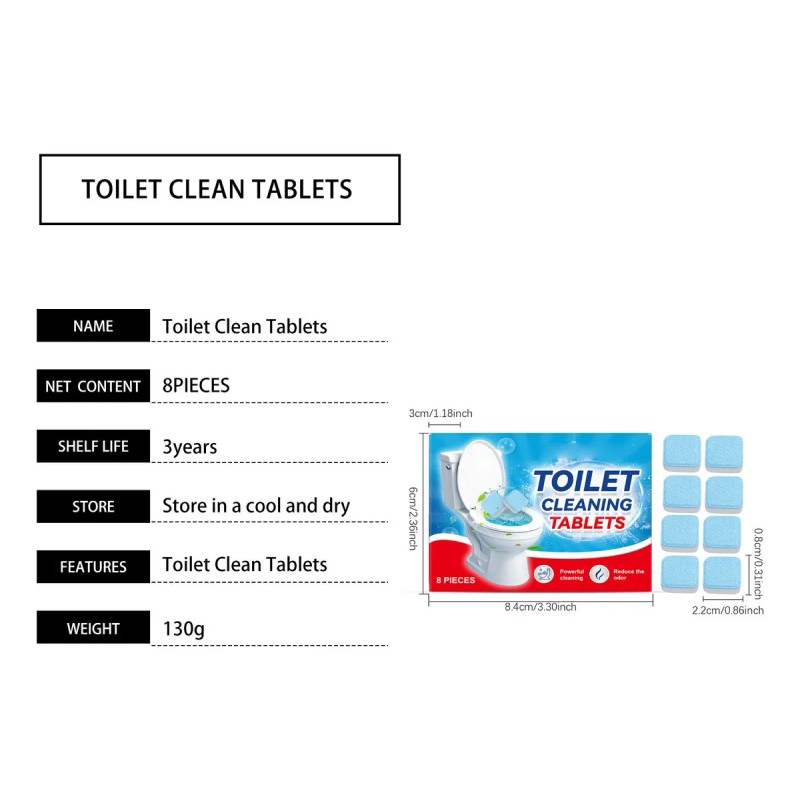 Tabletas Efervescentes Desincrustantes O Toilet For Powerful