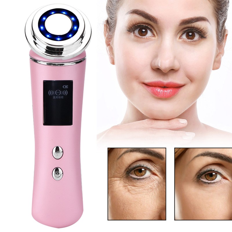 5-In-1 Face Care Machine Acne Removal Face Cleaning Warm Lifting