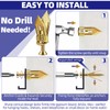 No-Drill Drywall Anchors Kit, Heavy Duty - 90 Pcs (0.47x1.18in)