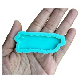 Puerto Rico Map Silicone Mold PR Map Mold for Pendant Keychain Charms (Colored)