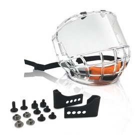 VPRO Ice Hockey Helmet Face Mask Cage (Clear Visor)