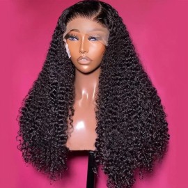 Original Vietnamese Raw Hair Wig Bone Straight Burmese Curly 13x4 HD Lace Front Wig 100% Natural Human Hair Wigs for Black Womenstyle: Loose Deep Wave, stretched length: 12 inches, Lace Size: hd 4x4 closure wig 180%
