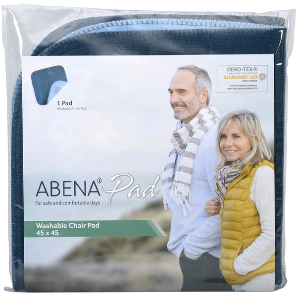 Abena Breathable Washable Incontinence Chair Pad, Soft & Skin-Friendly Washable Chair Pad, Ultra Comfy, Discreet & Secure Chair Protector For Incontinence, Medical Grade - 45x45cm, 600ml Absorbency
