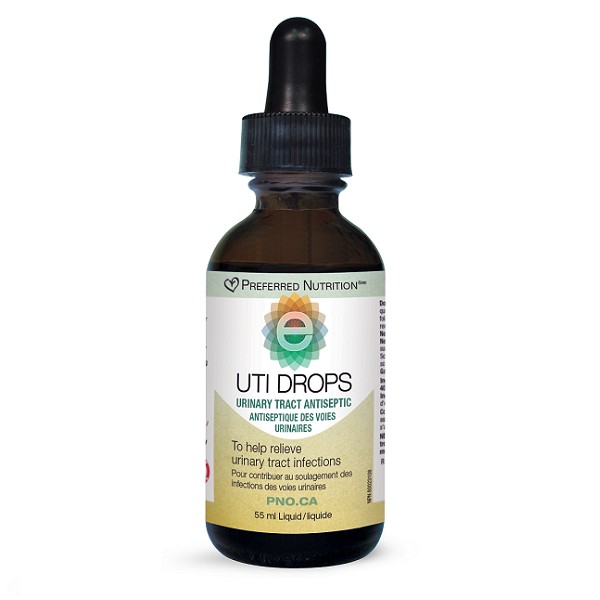 Preferred Nutrition UTI E-Drops - Urinary Tract Antiseptic 55mL