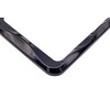 Creathome 3D Curly Wave Pattern Black License Plate Frame from