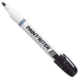 Markal Paint-Riter Water-Based Marker Marker, Black (12 Markers)