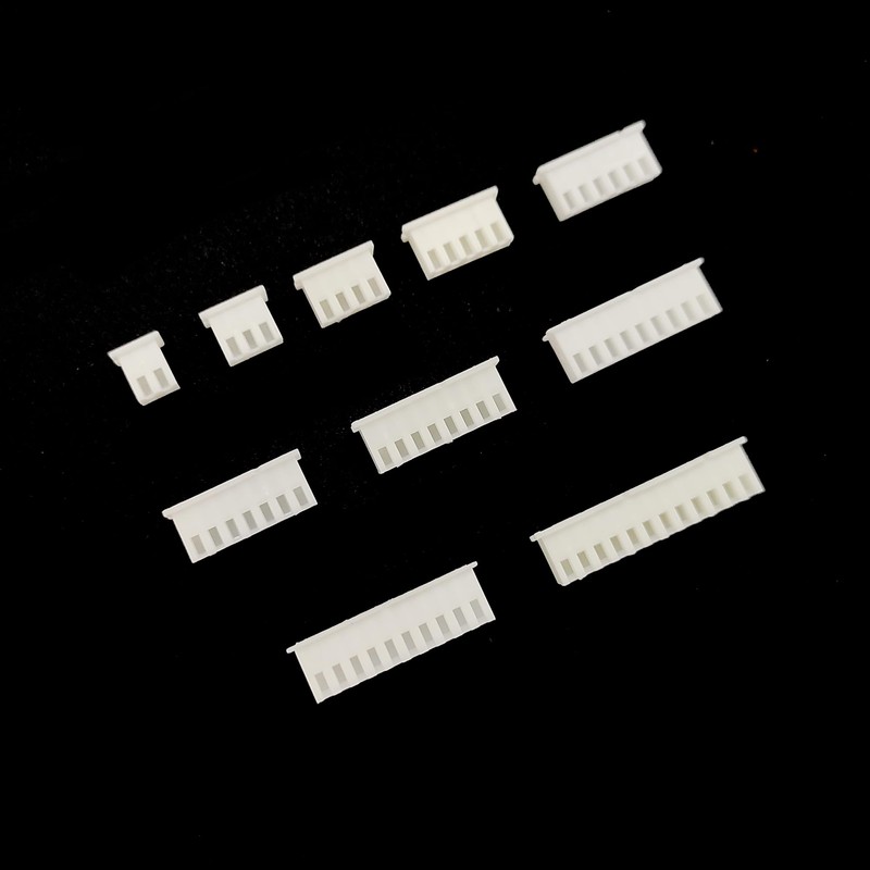 XH 2.54mm Connectors Kit with Pre-Crimped Ribbon Cables Wire 2/3/4/5/6/7/8/9/10/12