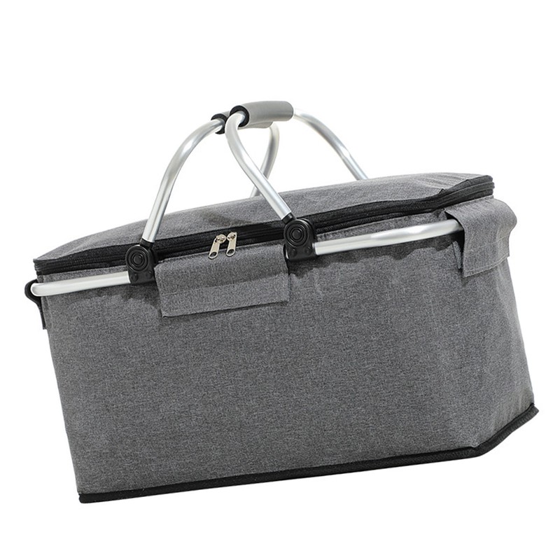 Insulated Cooler Basket Foldable Large Capacity Portable Outdoor Picnic Insulated