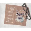 Farbwuselei Glasses Cleaning Cloth Cat Beige Jetzt Wird Mir einiges
