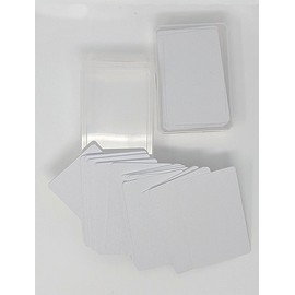 the lazy panda card company Playing Cards Blank 2 x 60 Blank Playing Cards with Rounded Corners for Creative Design Yourself