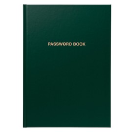 Toyo Library Publishing Password Management Book, Large (Index Sticker), Large, Easy to Read, 120 Account B5, Hardcover, Made in Japan