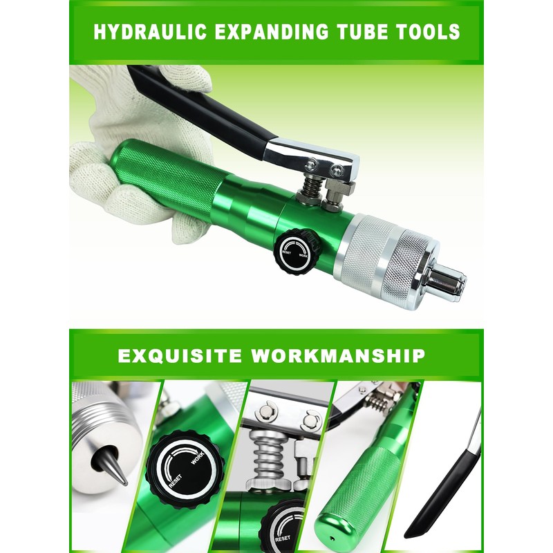 UTZIKO HVAC Hydraulic SWAGING tool kit for copper tubing Expanding