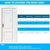 Fillis Magnetic Fly Screen Doors 80x200cm, Mosquito Proof Door Curtains,