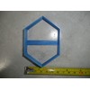 LONG HEXAGON OUTLINE SIX SIDED POLYGON SHAPE FRAME SPECIAL OCCASION