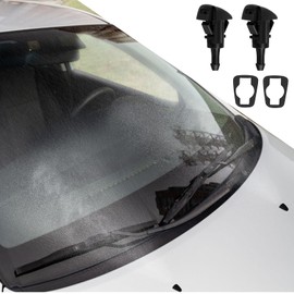 Tecledsn 2PCS Front Windshield Washer Nozzles, Washer Nozzle Kit, Washer Spray Jet Kit Replacement for Chrysler Dodge Ram, Replaces #4805742AB/ 5113049AA/ 55077460AA/ 5303833AA/ 5116079AA (2PCS)