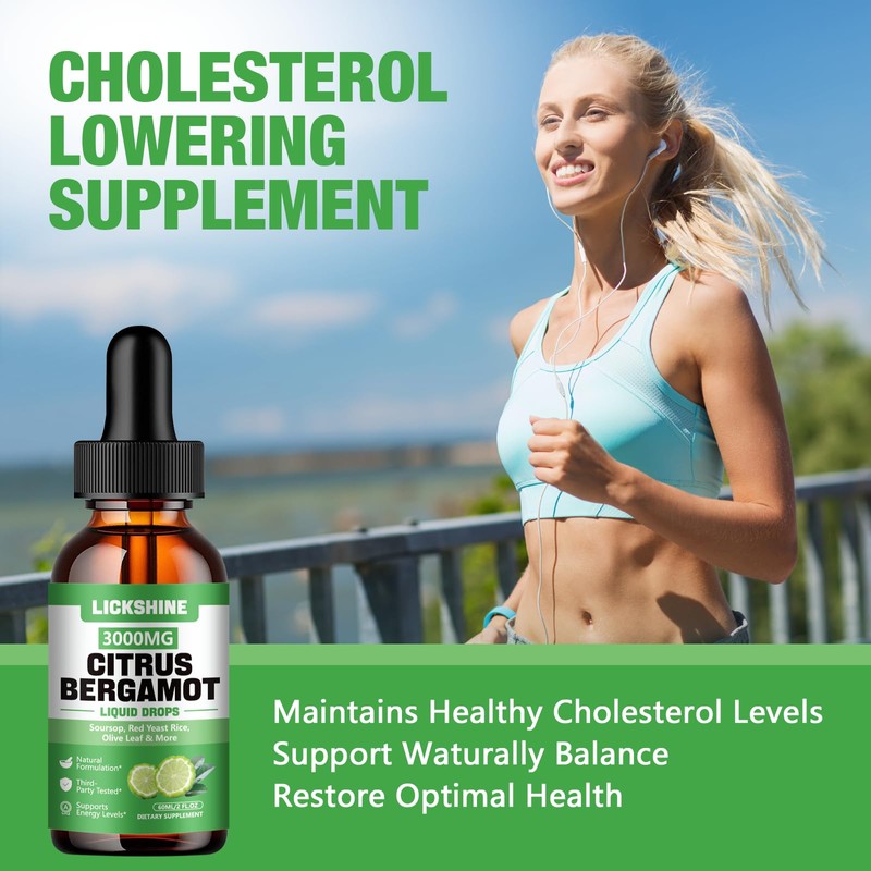 lickshine 2 Pack 3000mg Citrus Bergamot Liquid Drops - High