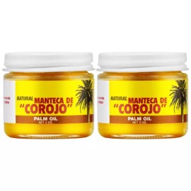 Palmak 파마크 만테카 데 코로호 팜 오일 2온스(2팩) PharmaK Manteca De Coco Palm Oil 2oz (2 Pack)