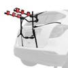 Bike Trunk Mount Rack, 3-Bicycle Car Carrier Rack，Portable Trunk-Mount Bike