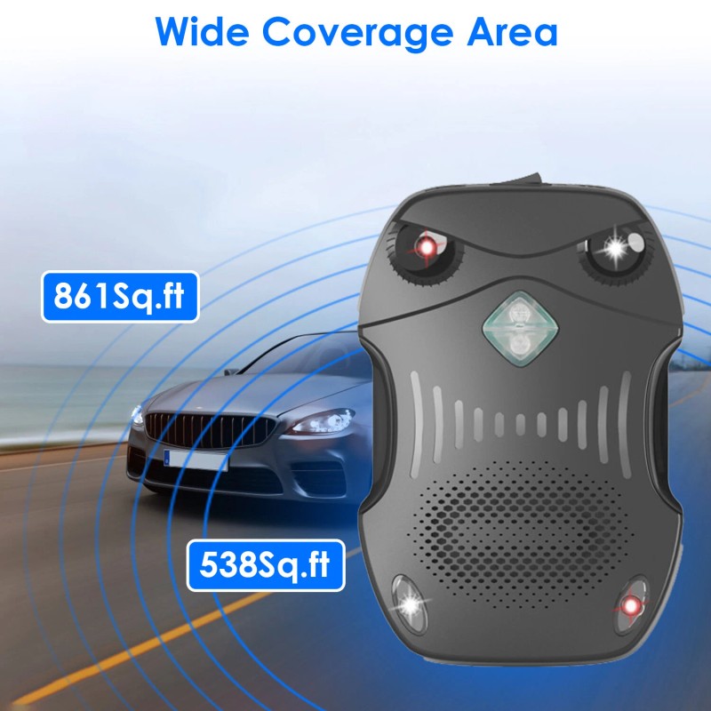 iMounTEK 2pcs Car Under Hood Ultrasonic Mice Pest Control Repeller