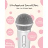 PUREMIC Singing Microphone with Earphone & Stand, Ideal for Vocal