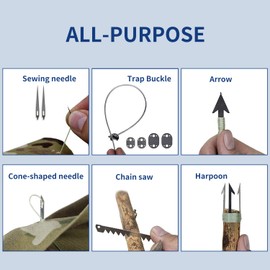 SooGree Survival Cards, Multitool Camping Tool EDC Kit for Outdoor Hiking, Fishing, Hunting, Wilderness Survival, Wallet Emergency Gear(3 PCS)