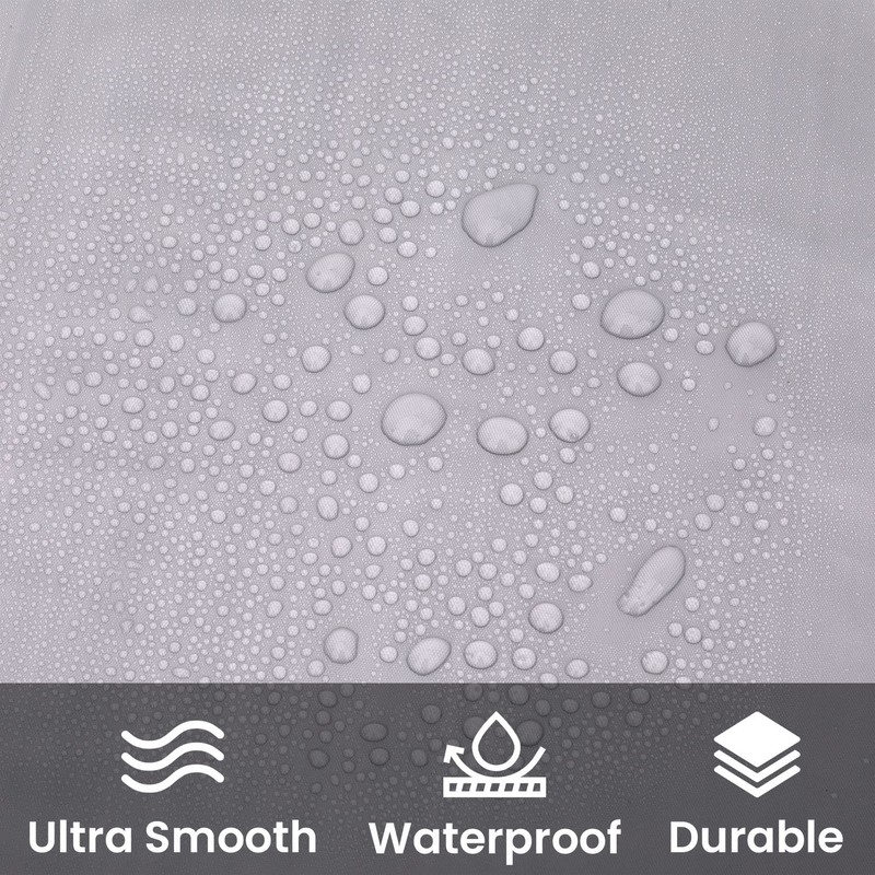 WedDecor Shower Curtains Mould Proof Resistant, Waterproof PEVA Shower Curtain