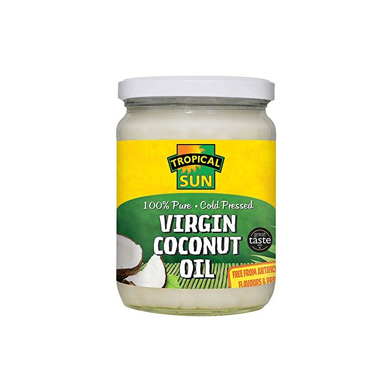 Tropical Sun 100 Percent Pure Cold-Pressed Virgin Coconut Oil, 480