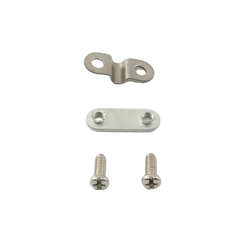 PZRT 4 Sets Bicycle Mudguard Leg Fixing Plate Stainless Steel