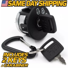 HD Switch Key Switch fits Scag 483472 Freedom, Patriot, Liberty Z w/2 KEYS & Carabiner