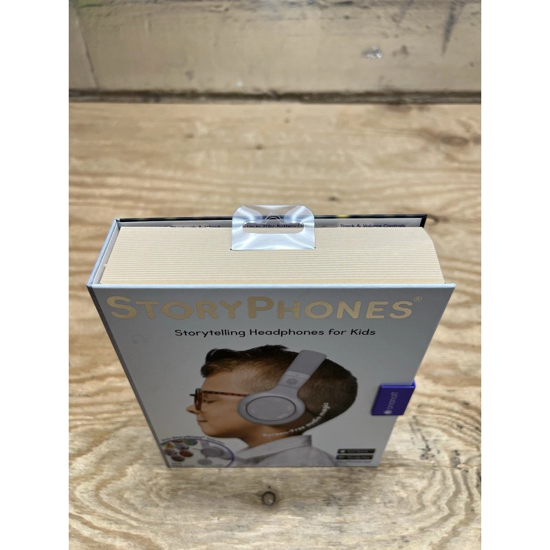 StoryPhones Storytelling Bluetooth Wireless Kids Headphones - Gray