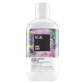 IGK PAY DAY Instant Repair Shampoo | Bond-Building + Damage Repair | Vegan + Cruelty Free | 8 Oz