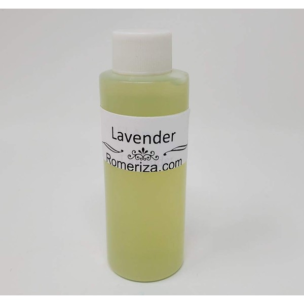Onisavings Romeriza Fragrance Body Oil LAVENDER Perfume Essence Uncut in plastic bottle (10oz)