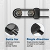 LLOOC Cabinet Locks for Babies,Child Proof Cabinet Locks,4 Pack U-Shaped