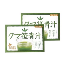 Unimat Riken Hokkaido Bear Sasa Blue Juice, 0.1 oz (3 g) x 30 Bags (Set of 2) Unimat Riken