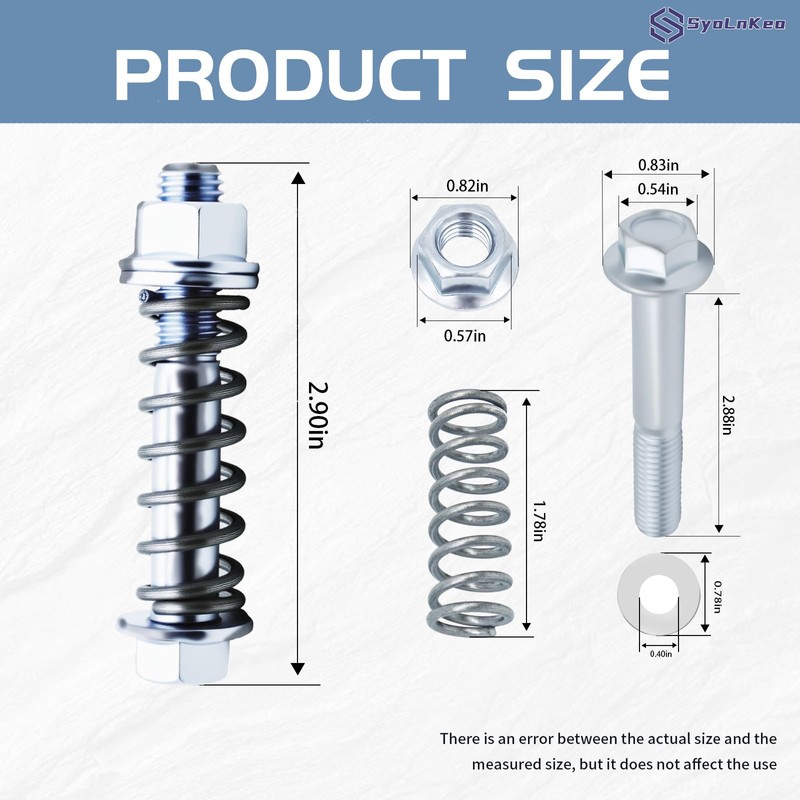 4PCS Premium Exhaust Manifold Fastener Kit – M10x1.5mm High-Temp Flange
