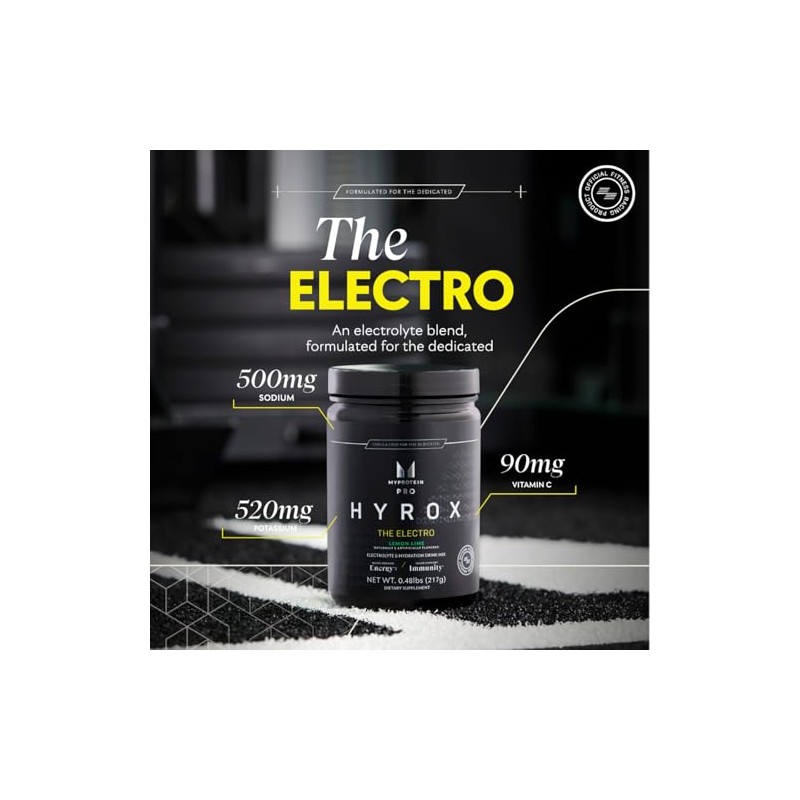 MyProtein Pro Hyrox The Electro, sabor limón lima, 0.48 lb,