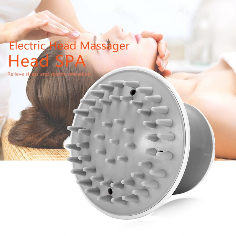 Electric Head Massager Anti Static Scalp Relaxation Stress Relief Hair