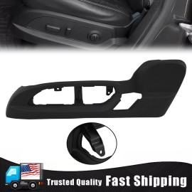 YLT Auto For 2009-17 GMC Acadia Chevy Traverse Driver Seat Track Cover Switch Bezel Trim