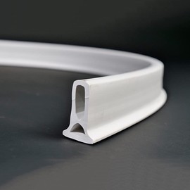 1.5m Silicone Wet Room Bathroom Floor Seal 4 Sizes Screen Door Seal, Strip Shower Dam Prevents Overflow of Water, Waterproof Self-Adhesive and Bendable Waterproof Strip for Wet and Dry Separation