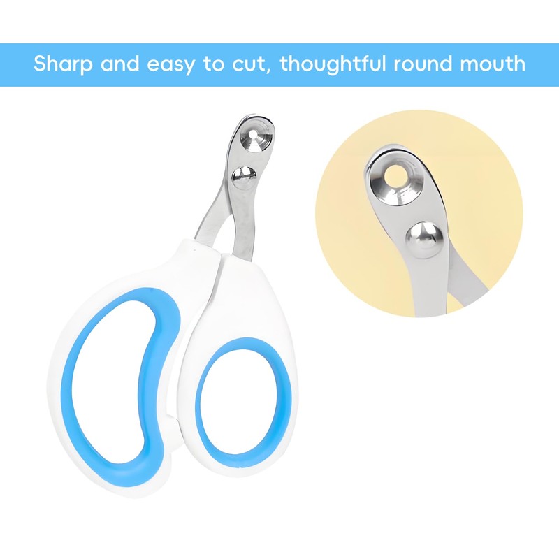 Anphly Stainless Steel pet Nail Clipper Blue, 1 Piece per