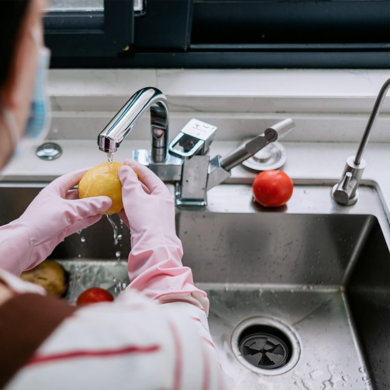 3 3/8" Garbage Disposal Splash Guards Sink Baffle Quiet Garbage