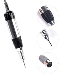 Taladro de uñas para taladro de uñas eléctrico, herramienta de repuesto para manicura y pedicura, color negro