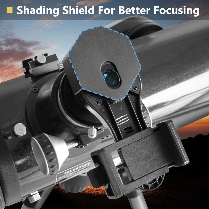 Tydeux Telescope Phone Adapter - Universal Smartphone Adapter Mount Working