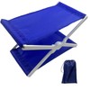 Portable Outdoor Headrest with Hanging Storage Pocket – Foldable Neck