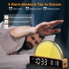 AFEXOA Sunrise Alarm Clock, Wake Up Light with Sunrise Simulation,