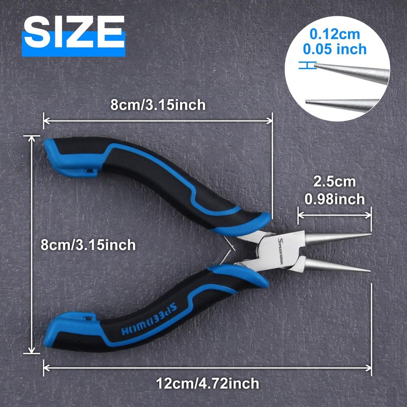 SPEEDWOX Mini Round Pliers, Handicrafts, Round Pliers, Accessories, Pin Bending