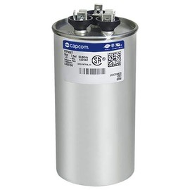 97F9987 50 + 7.5 uf MFD 440 Volt VAC - GE Genteq Replacement Round Run Capacitor by Capcom